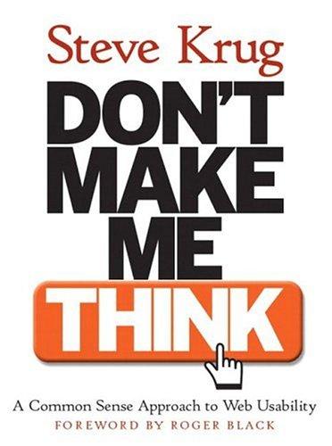 Cover of Dont Make Me Think and HTML World Wide Web