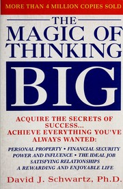 Cover of The Magic of Thinking Big