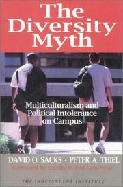 Cover of The Diversity Myth: Multiculturalism and Political Intolerance on Campus